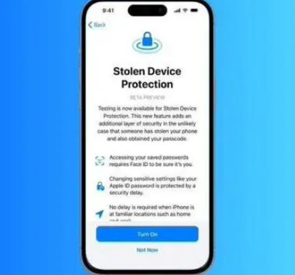 岱岳苹果授权维修店分享被盗设备保护功能开启方法 